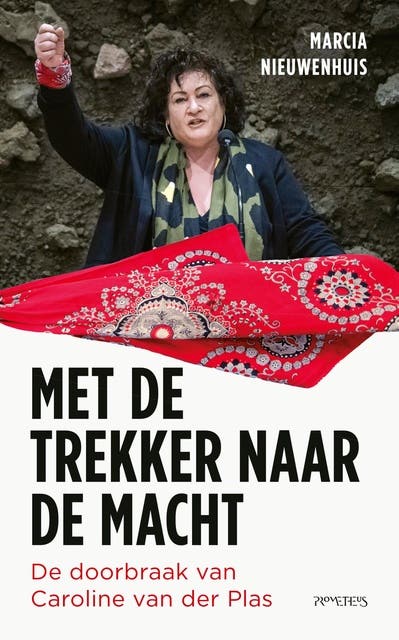 Met de trekker naar de macht: De doorbraak van Caroline van der Plas – omslag van het luisterboek van Marcia Nieuwenhuis