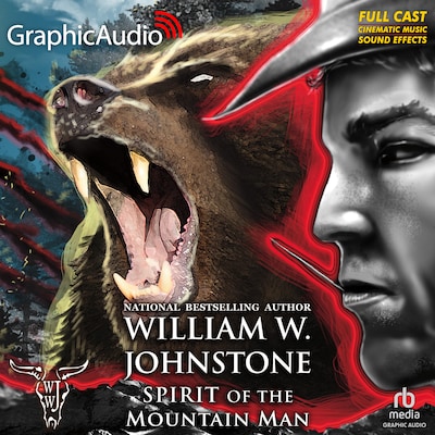 Spirit of the Mountain Man [Dramatized Adaptation] – omslag til lydbogen af William W. Johnstone