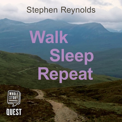 Walk Sleep Repeat – omslag til lydbogen af Stephen Reynolds
