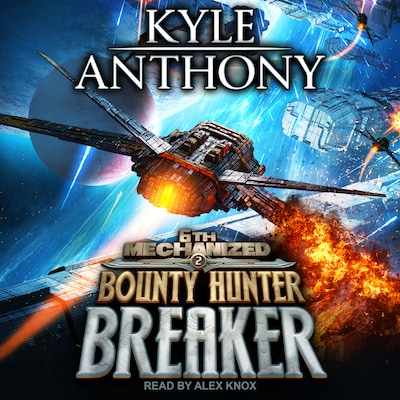 Bounty Hunter Breaker – omslag til lydbogen af Kyle Anthony