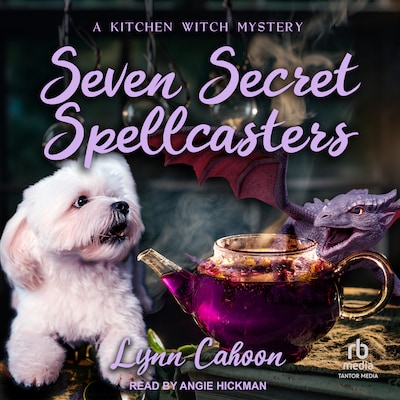 Seven Secret Spellcasters – omslag til lydbogen af Lynn Cahoon