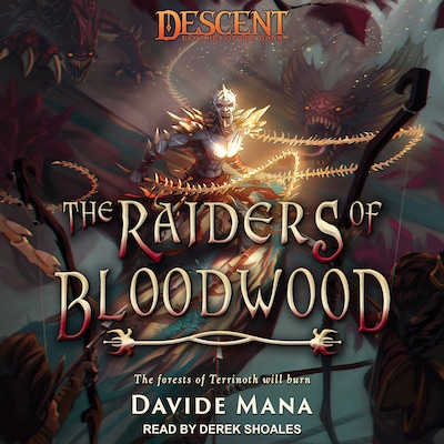 The Raiders of Bloodwood – omslag til lydbogen af Davide Mana