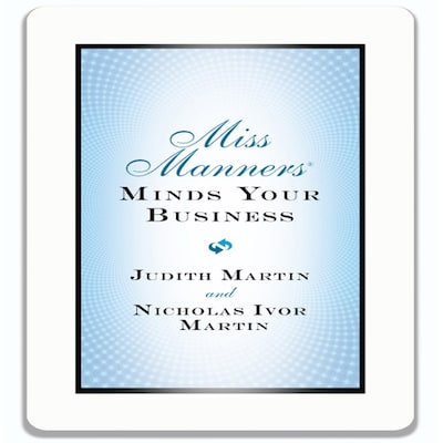 Miss Manners Minds Your Business – omslag til lydbogen af Judith Martin, Nicholas Ivor Martin
