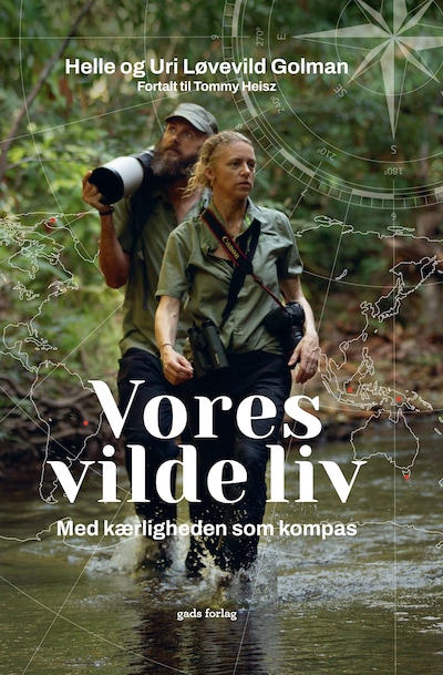 Vores vilde liv – omslag til lydbogen af Tommy Heisz, Helle Løvevild Golman, Uri Løvevild Golman