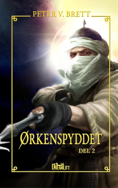 Ørkenspyddet, del 2 – omslag til lydbogen af Peter V. Brett