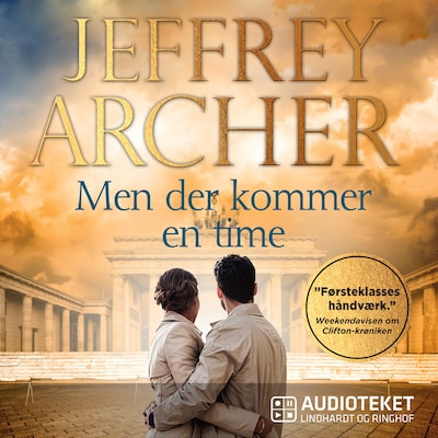 Men der kommer en time – omslag til lydbogen af Jeffrey Archer