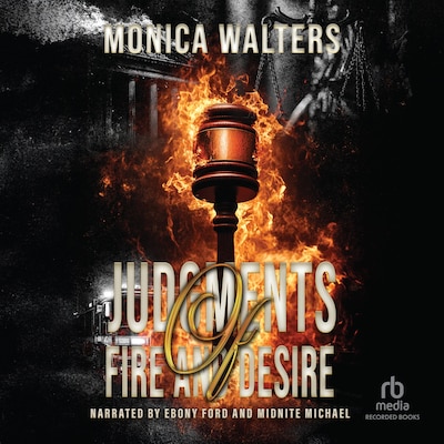 Judgments of Fire and Desire – omslag til lydbogen af Monica Walters