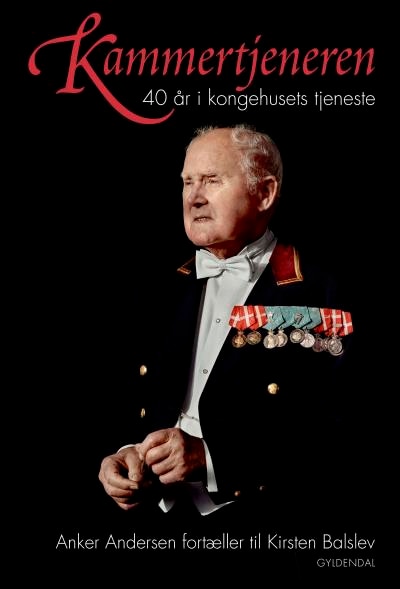 Kammertjeneren – omslag til lydbogen af Anker Andersen, Kirsten Balslev