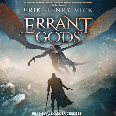 Errant Gods – omslag til lydbogen af Erik Henry Vick