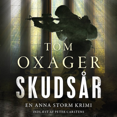 Skudsår – omslag til lydbogen af Tom Oxager