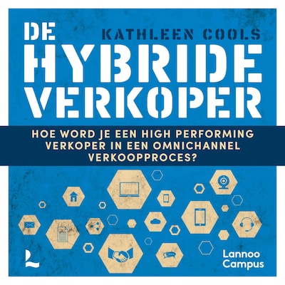 De hybride verkoper – omslag van het luisterboek van Kathleen Cools