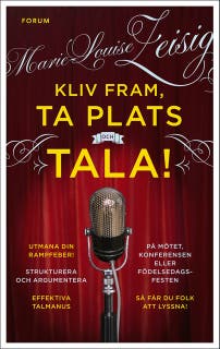 Kliv fram, ta plats och tala! – omslag till ljudboken av Marie-Louise Zeisig