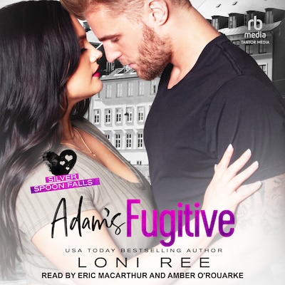 Adam's Fugitive – omslag til lydbogen af Loni Ree