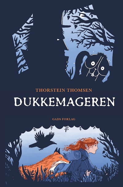 Dukkemageren – omslag til lydbogen af Thorstein Thomsen