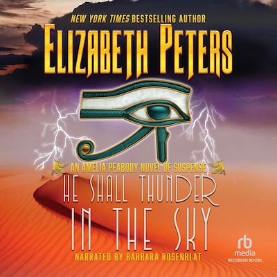 He Shall Thunder in the Sky – omslag til lydbogen af Elizabeth Peters
