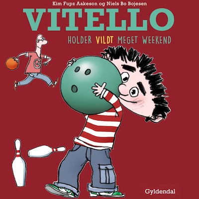 Vitello holder vildt meget weekend – omslag til lydbogen af Kim Fupz Aakeson, Niels Bo Bojesen
