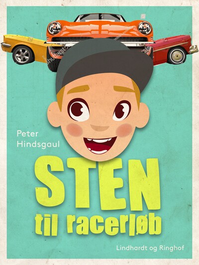 Sten til racerløb – omslag til lydbogen af Peter Hindsgaul