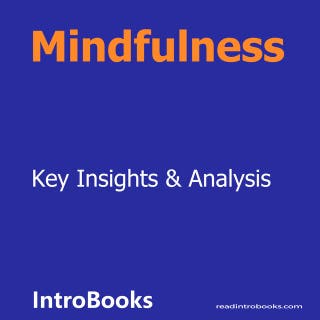 Mindfulness – omslag til lydbogen af Introbooks Team