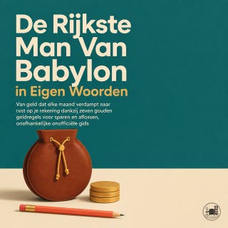 De Rijkste Man Van Babylon in Eigen Woorden: Van Geld Dat Elke Maand Verdampt Naar Rust Op Je Rekening Dankzij Zeven Gouden Geldregels Voor Sparen En Aflossen, Onafhankelijke Onofficiële Gids – omslag van het luisterboek van De Leeskamer