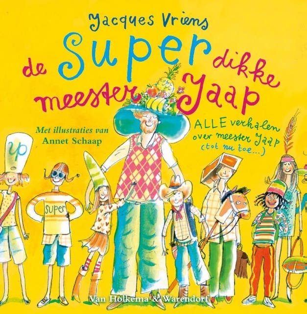 De superdikke meester Jaap – omslag van het luisterboek van Jacques Vriens