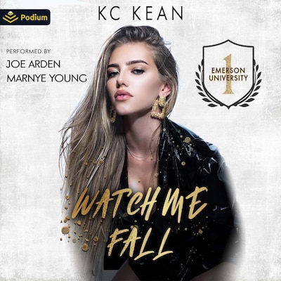 Watch Me Fall – omslag til lydbogen af KC Kean