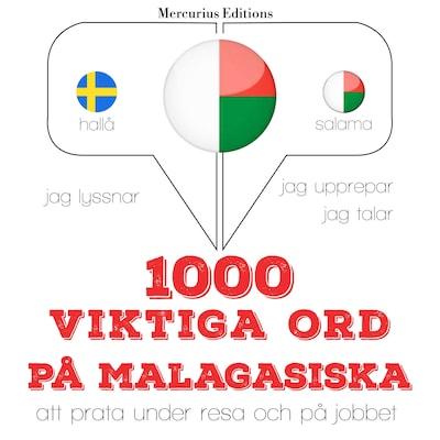1000 viktiga ord på malagasiska – omslag till ljudboken av JM Gardner