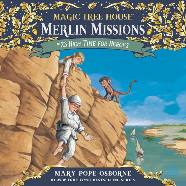 High Time for Heroes – omslag til lydbogen af Mary Pope Osborne