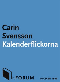 Kalenderflickorna : nio noveller – omslag till ljudboken av Carin Svensson