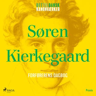 Forførerens dagbog. Et kanonværk – omslag til lydbogen af Søren Kierkegaard