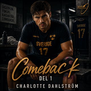 Comeback – omslag till ljudboken av Charlotte Dahlström