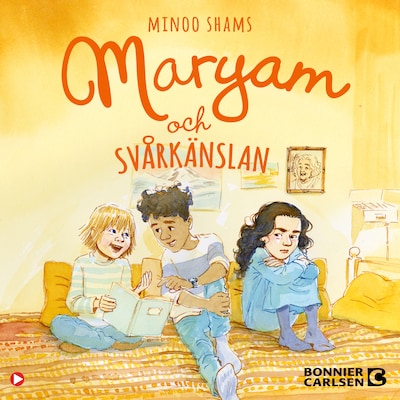 Maryam och svårkänslan – omslag till ljudboken av Minoo Shams