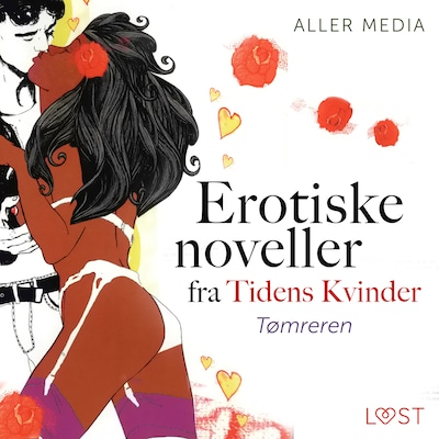 Tømreren – erotiske noveller fra Tidens kvinder – omslag til lydbogen af Aller Media A/S