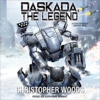 Daskada, The Legend – omslag til lydbogen af Christopher Woods