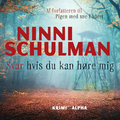 Svar hvis du kan høre mig – omslag til lydbogen af Ninni Schulman