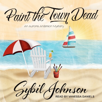 Paint the Town Dead – omslag til lydbogen af Sybil Johnson