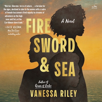 Fire Sword and Sea – omslag til lydbogen af Vanessa Riley