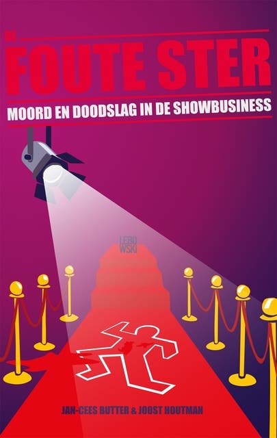 De foute ster: moord en doodslag in de showbusiness – omslag van het luisterboek van Jan-Cees Butter,Joost Houtman