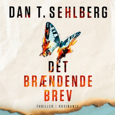 Det brændende brev – omslag til lydbogen af Dan T. Sehlberg
