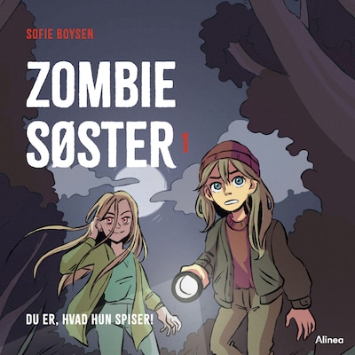Zombiesøster 1, Rød Læseklub – omslag til lydbogen af Sofie Boysen