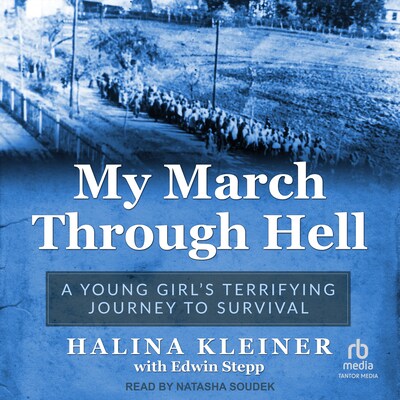 My March Through Hell – omslag til lydbogen af Halina Kleiner