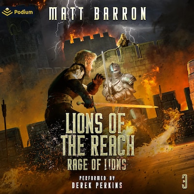 Lions of the Reach – omslag til lydbogen af Matt Barron