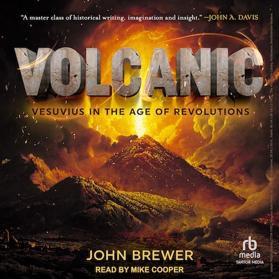Volcanic – omslag til lydbogen af John Brewer