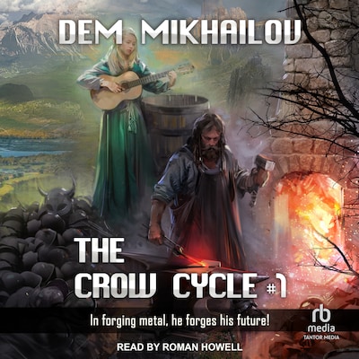 The Crow Cycle 1 – omslag til lydbogen af Dem Mikhailov