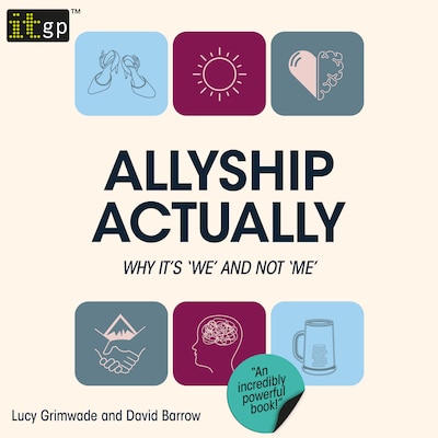 Allyship Actually – omslag til lydbogen af David Barrow