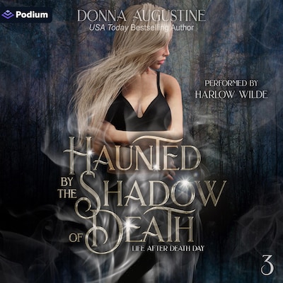 Haunted by the Shadow of Death – omslag til lydbogen af Donna Augustine