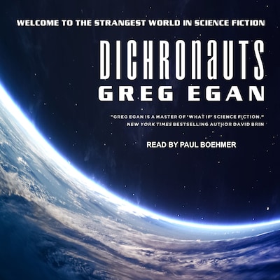 Dichronauts – omslag til lydbogen af Greg Egan