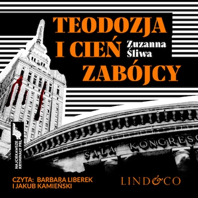 Teodozja i cień zabójcy – okładka audiobooka, autor Zuzanna Śliwa