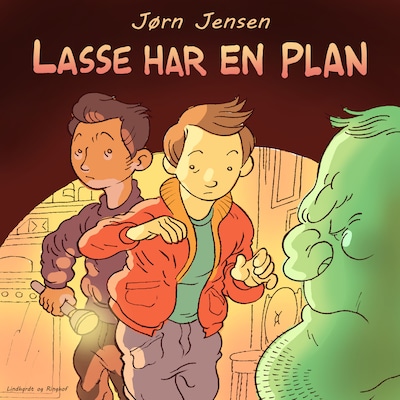 Lasse har en plan – omslag til lydbogen af Jørn Jensen