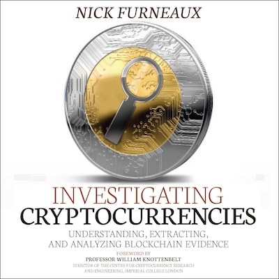 Investigating Cryptocurrencies – omslag til lydbogen af Nick Furneaux