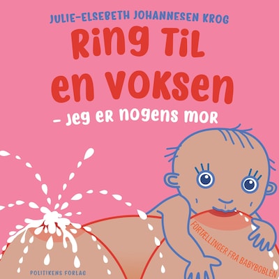 Ring til en voksen – omslag til lydbogen af Julie-Elsebeth Johannesen Krog